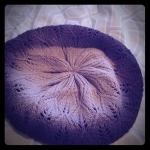 Black and Gray slouchy beanie